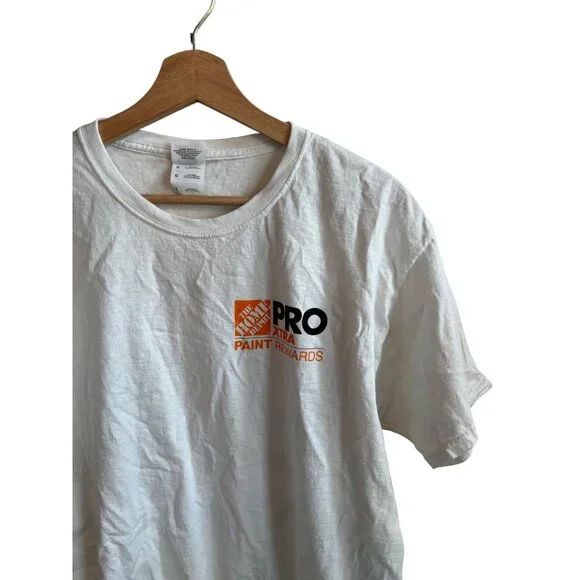 Home Depot Pro Xtra Paint Rewards Glidden T-Shirt Large Cotton NEW - Picture 1 of 5